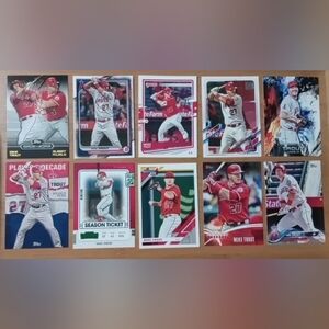 Mike Trout Baseball Card Lot